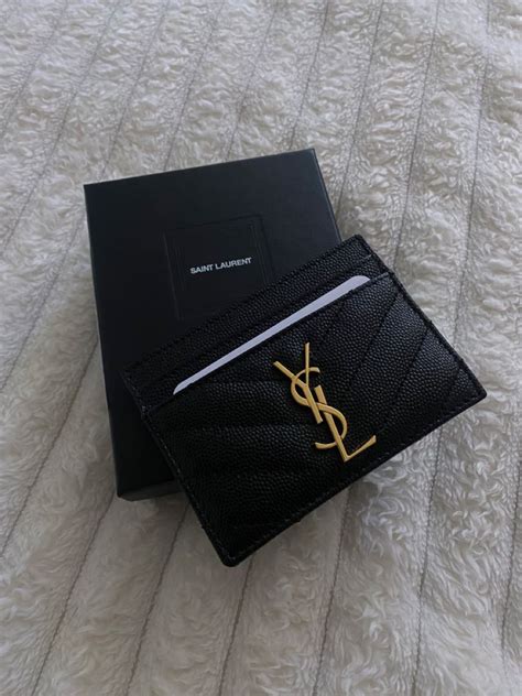 cassandre card case ysl|ysl cassandre card holder.